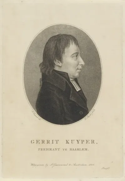 Portret van de predikant Gerrit Kuyper