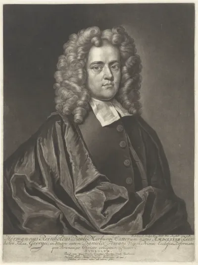 Portret van de predikant Hermann Reinhold Pauli