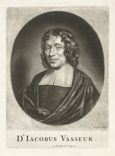 Portret van de predikant Jacob Vasseur