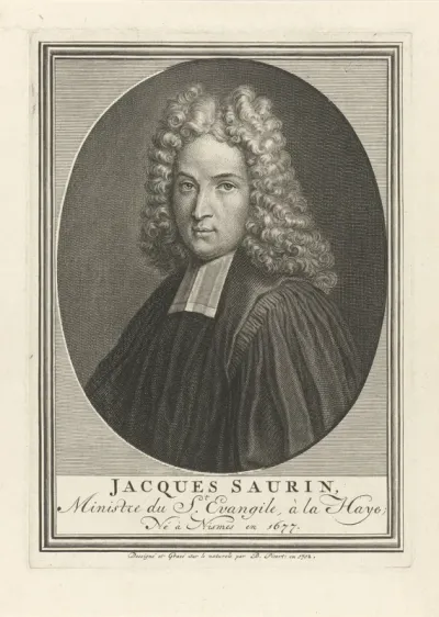 Portret van de predikant Jacques Saurin
