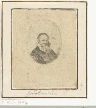 Portret van de predikant Jan Cornelis Sylvius