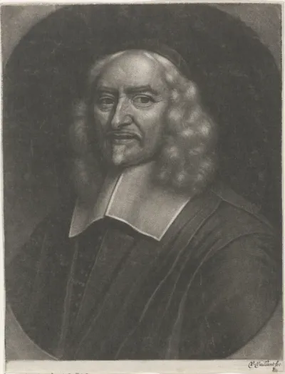 Portret van de predikant Jean Daillé