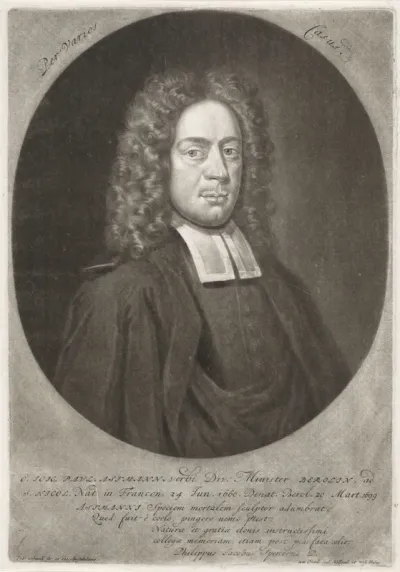 Portret van de predikant Johann Paul Astmann