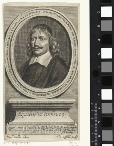 Portret van de predikant Johannes Erasmus Blum
