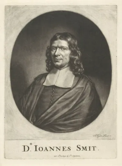 Portret van de predikant Johannes Smit