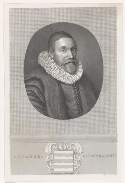 Portret van de predikant Johannes Wtenbogaert