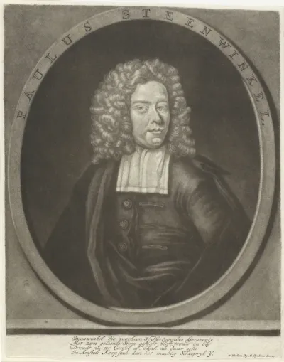 Portret van de predikant Paulus Steenwinkel