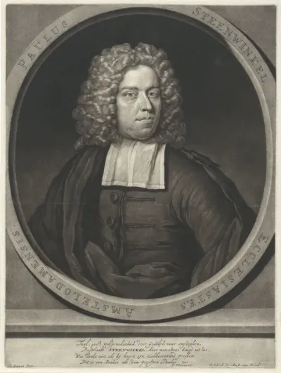 Portret van de predikant Paulus Steenwinkel