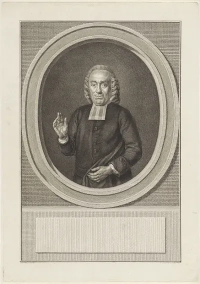 Portret van de predikant Philippus Serrurier