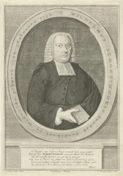 Portret van de predikant Wilhelmus Schortinghuis