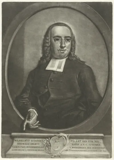Portret van de predikant Willem Lodewijk Pielat