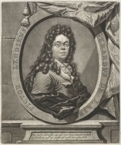 Portret van de prentmaker en schilder Gerard de Lairesse