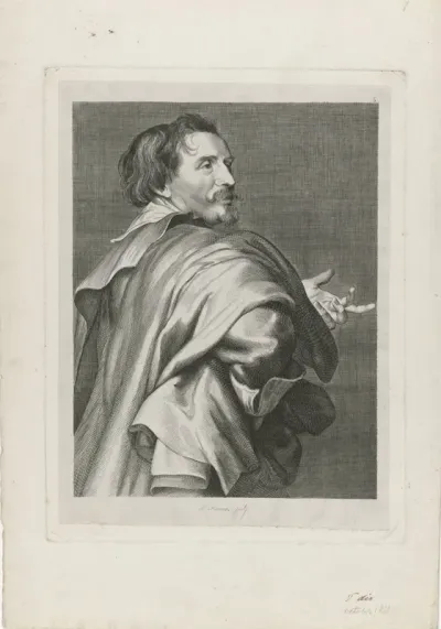 Portret van de prentmaker Theodoor Rombouts