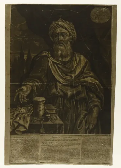 Portret van de professor Nicolau Staudacher