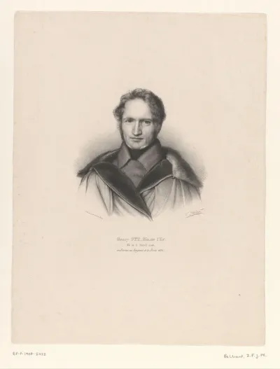 Portret van de protestantse prediker Henri Pyt