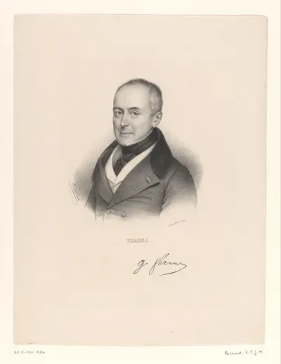 Portret van de psychiater Guillaume Marie André Ferrus