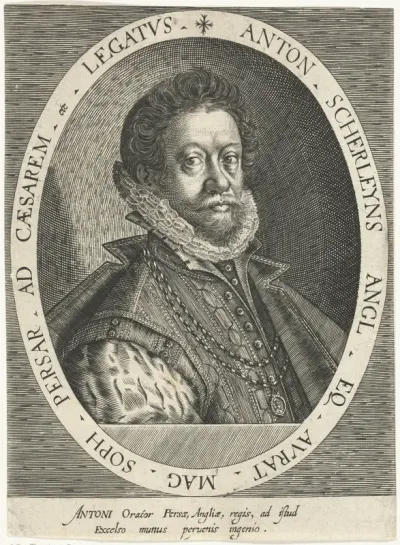 Portret van de ridder Anthony Sherley