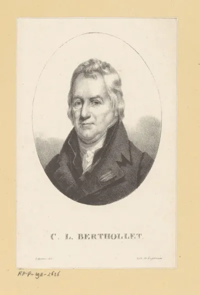 Portret van de scheikundige Claude-Louis, graaf van Berthollet