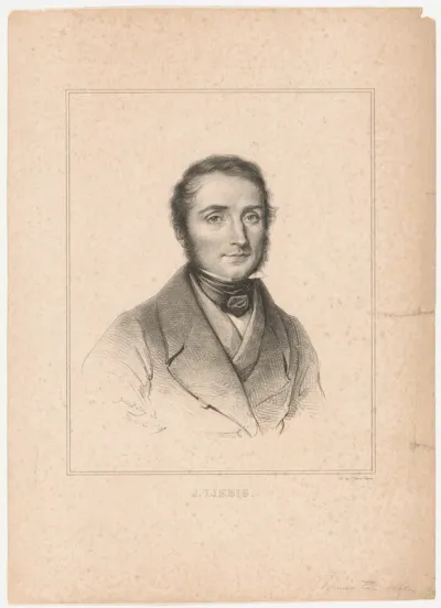 Portret van de scheikundige Justus von Liebig