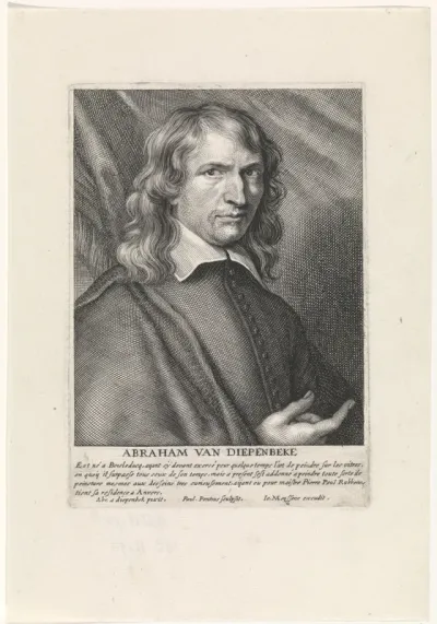 Portret van de schilder Abraham van Diepenbeeck