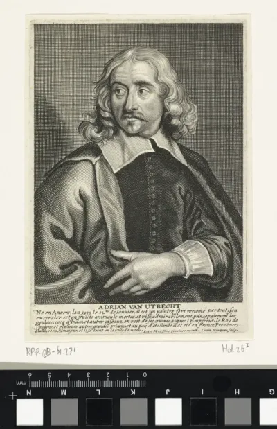 Portret van de schilder Adriaen van Utrecht