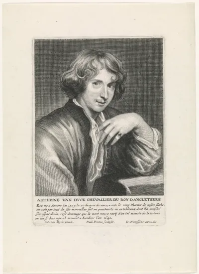Portret van de schilder Anthony van Dyck