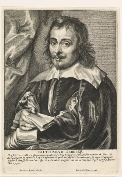 Portret van de schilder Balthasar Gerbier