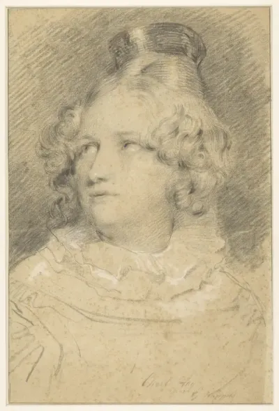 Portret van de schilder Charlotte Hay-Militz