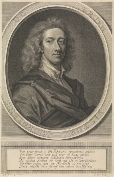 Portret van de schilder Cornelis de Bruyn