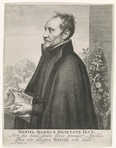 Portret van de schilder Daniël Seghers