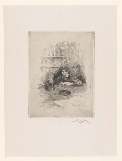 Portret van de schilder Eduardo Zamacois y Zabala