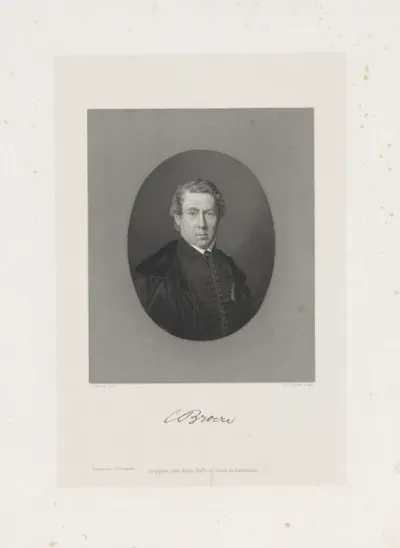 Portret van de schilder en theoloog Cornelis Broere