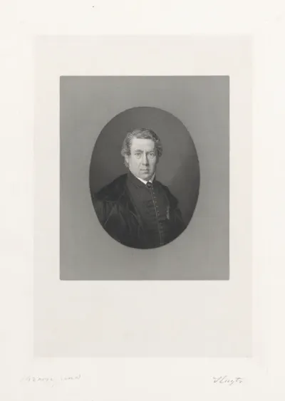 Portret van de schilder en theoloog Cornelis Broere