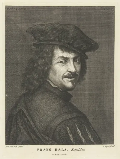 Portret van de schilder Frans Hals