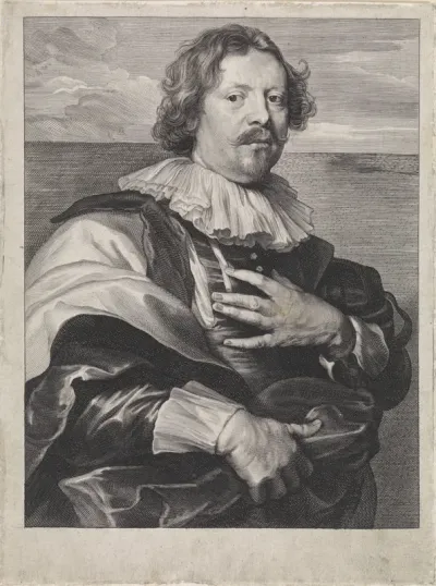 Portret van de schilder Gaspar de Crayer