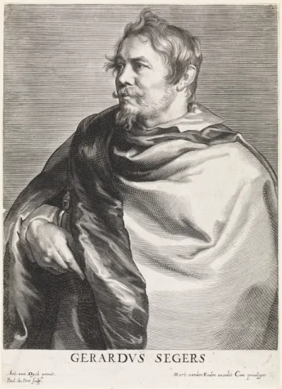 Portret van de schilder Gerard Seghers