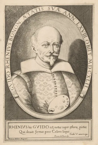 Portret van de schilder Guido Reni