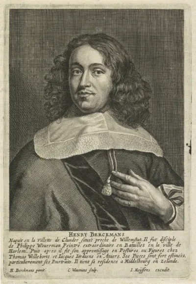 Portret van de schilder Hendrick Berckman