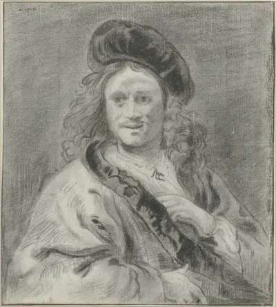 Portret van de schilder Hendrik Verschuring
