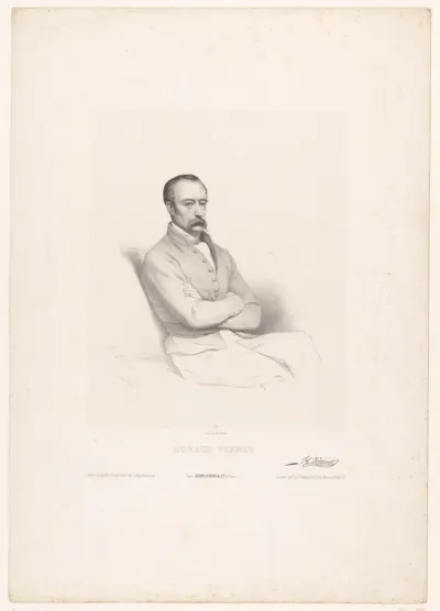 Portret van de schilder Horace Vernet
