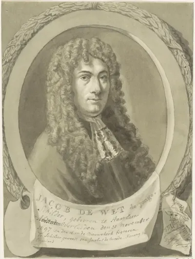 Portret van de schilder Jacob de Wet (de Jonge)