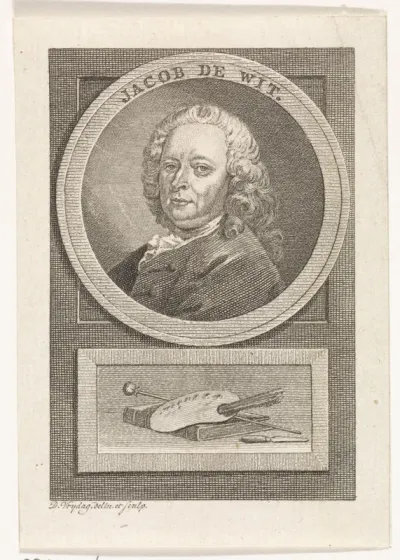 Portret van de schilder Jacob de Wit
