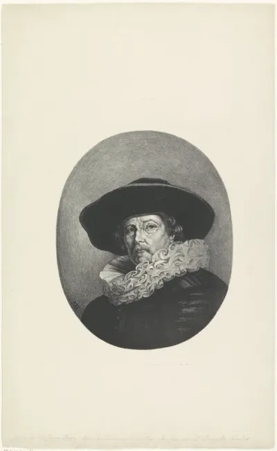 Portret van de schilder Jacob van Mosscher