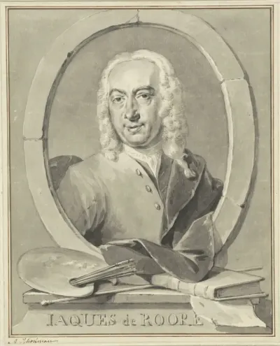 Portret van de schilder Jacques de Roore