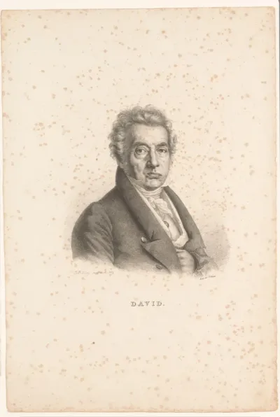 Portret van de schilder Jacques-Louis David