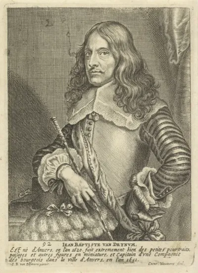 Portret van de schilder Jan Baptist van Deynum