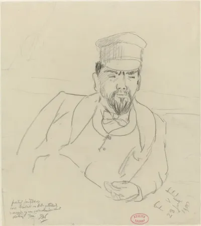 Portret van de schilder Jan Toorop