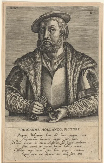 Portret van de schilder Jan van Amstel