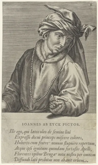 Portret van de schilder Jan van Eyck