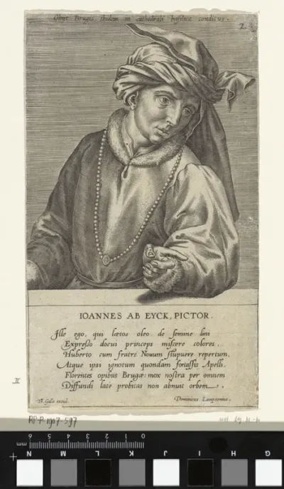 Portret van de schilder Jan van Eyck